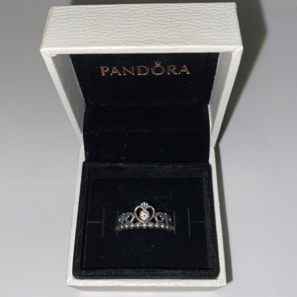 Pandora Princess Crown Ring - Ring Size 6